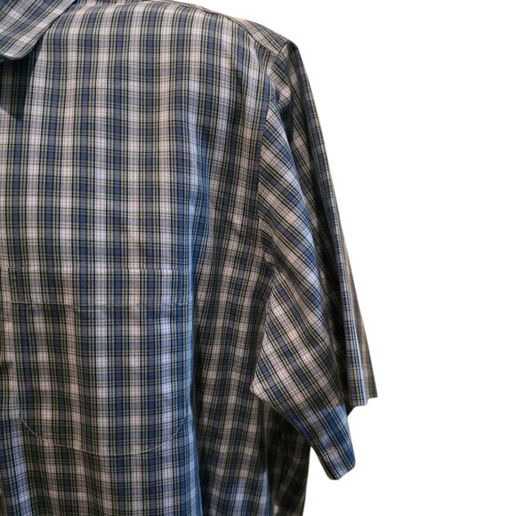 Brooks Brothers Men's Plaid Short Sleeve Cotton Button-Down Shirt Size XL - Picture 3 of 8